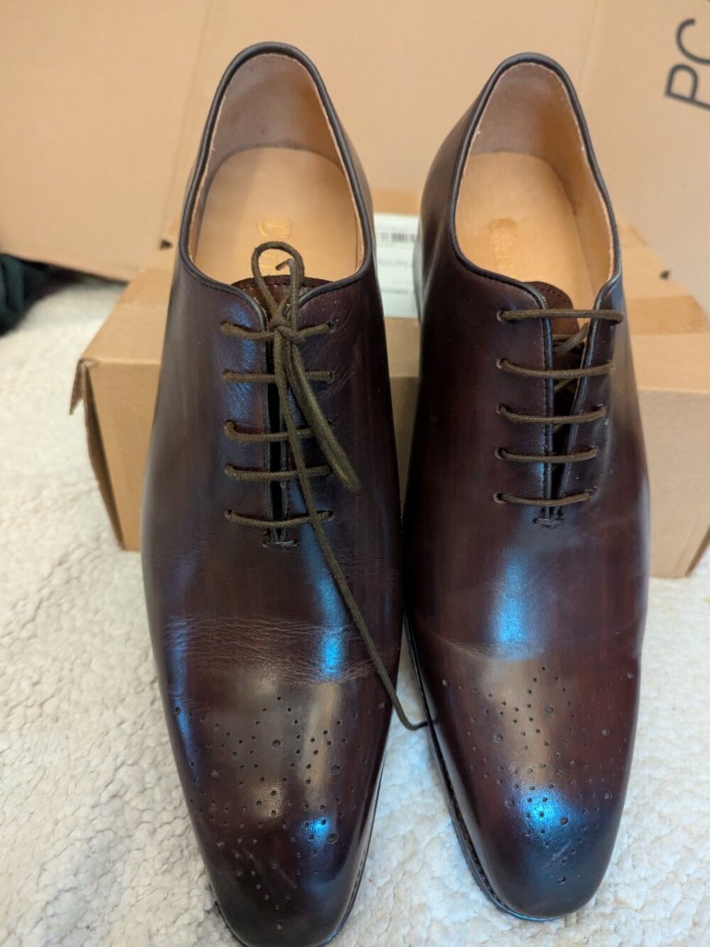 Carruci Men's Dress Shoes Size 10